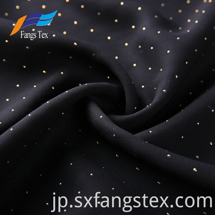 Islamic Muslim Polyester Dot Voile Chiffon Drop Fabric